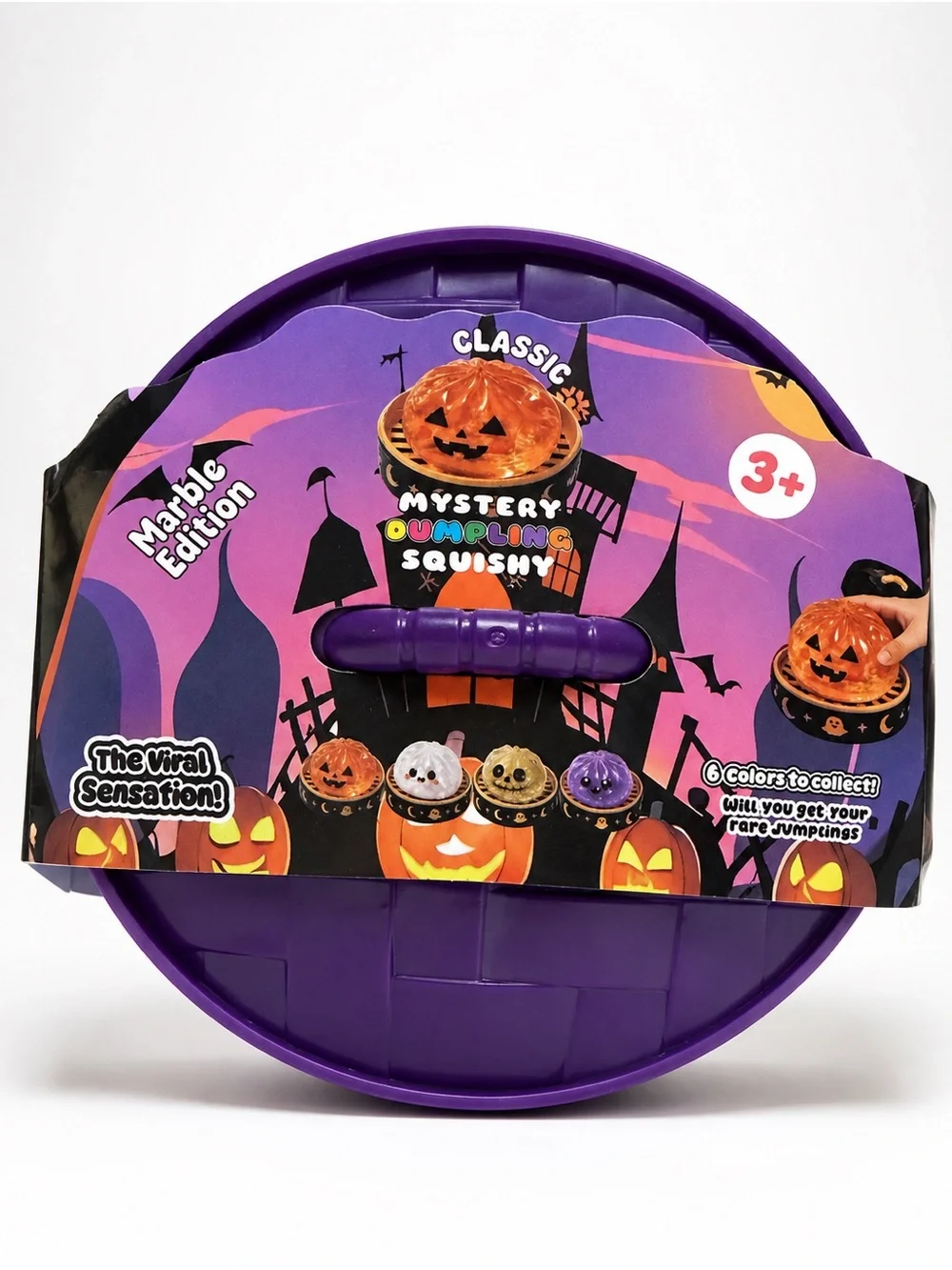 Limited Edition Halloween Mystery Dumpling Squishy Lot Marble Edition 7pc